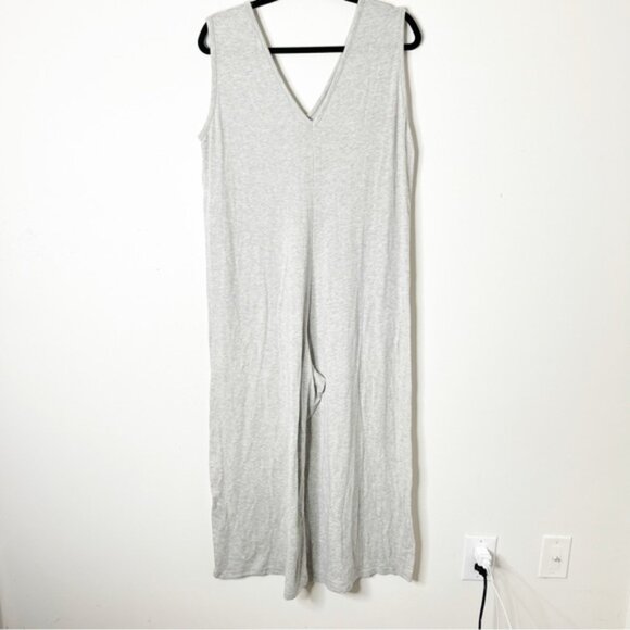 Nothing Fits But Mochi Knit Jumpsuit Maternity Gray One size - Picture 2 of 16